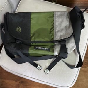 Timbuk2 Green and Black Messenger Bag
